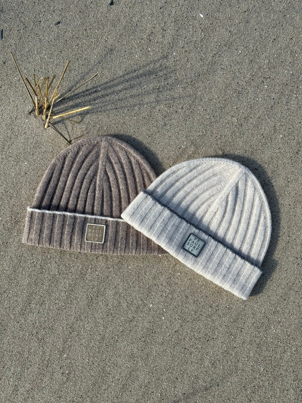 Paul Surf Wool Grid Patch Beanie