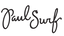 Black 'Paul Surf' logo on a white background